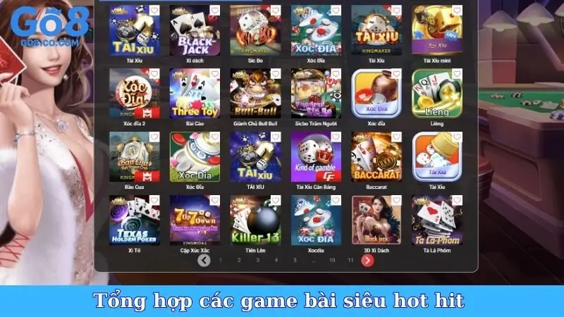 Tổng hợp các game bài siêu hot hit